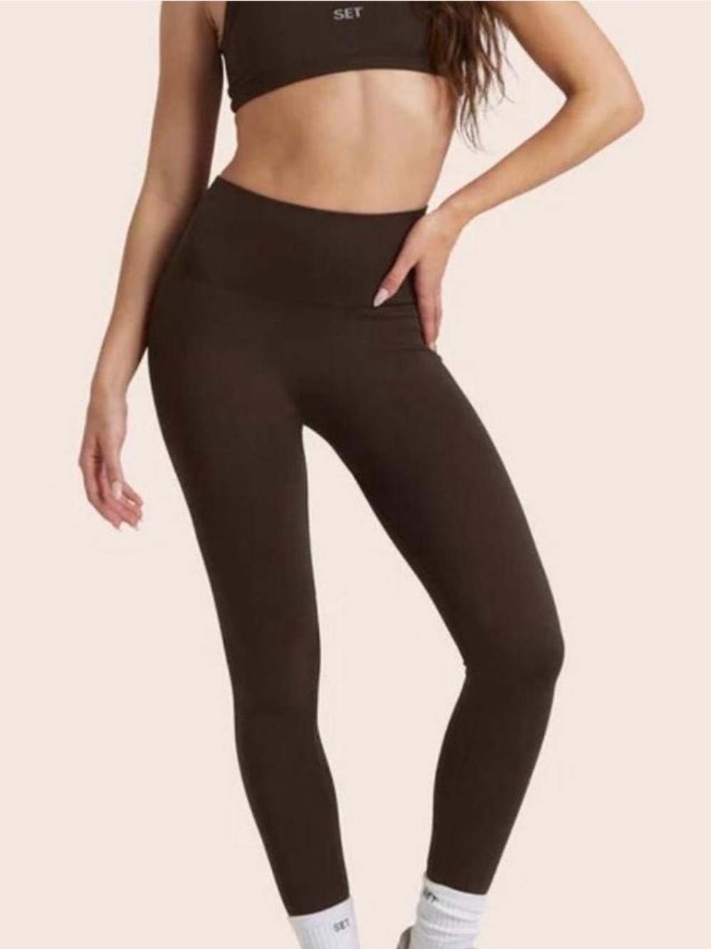 Set Active Sculptflex Leggings in Espresso